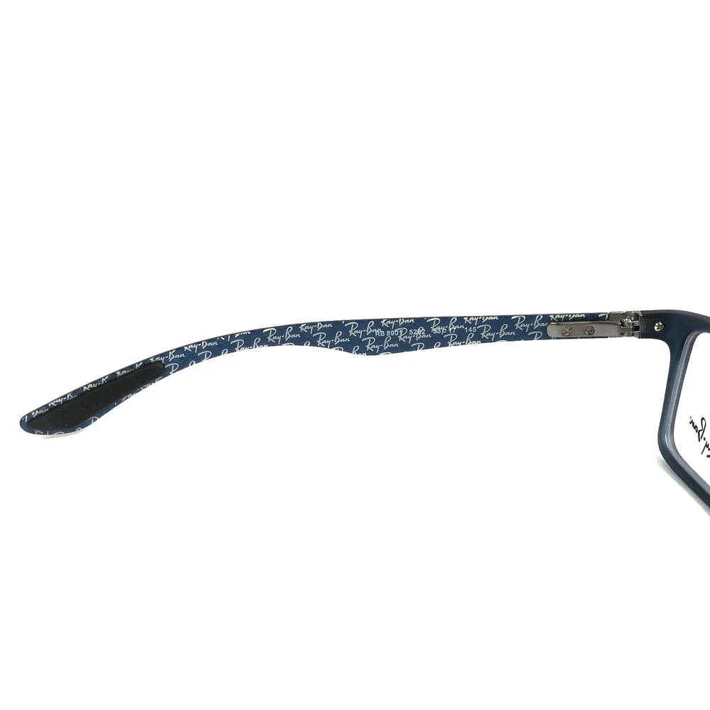 Ray-Ban Eyeglasses Frames RB8901 5262 Matte Blue Gray Carbon Fiber 53-17-145